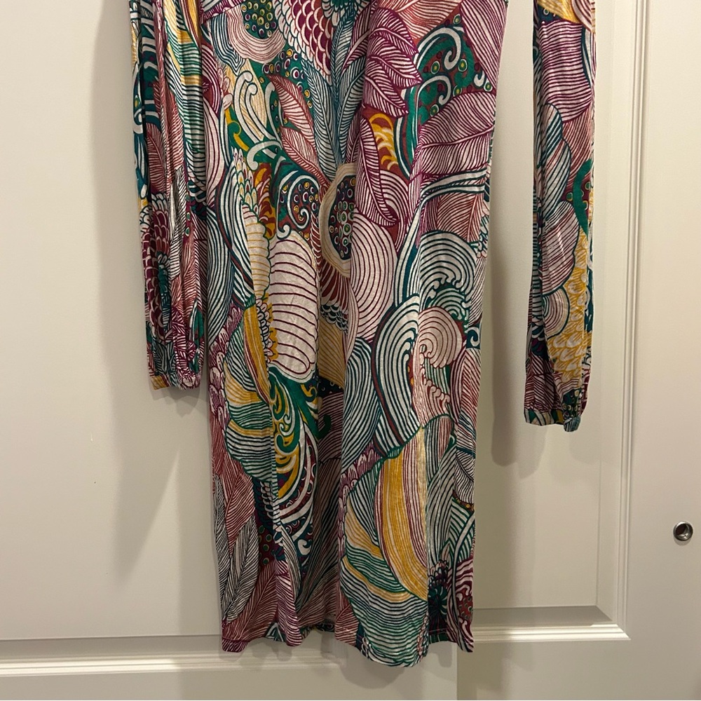 M Missoni Dana Paisley Long Sleeve Dress - Picture 5 of 10